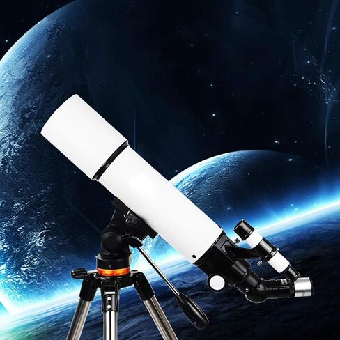 Telescope 50080 Telescopes for Astronomy Adult Professional Refractor with Adjustable Stainless Steel Tripod Erect Image Finder Scope Barlow Lens in Saudi Arabia