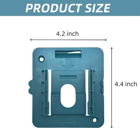12 حزمة حامل البطارية متوافق مع بطارية Makita 18V ، حامل حائط حائط مناسب لـ BL1860 BL1850 BL1840 BL1830 in Kuwait