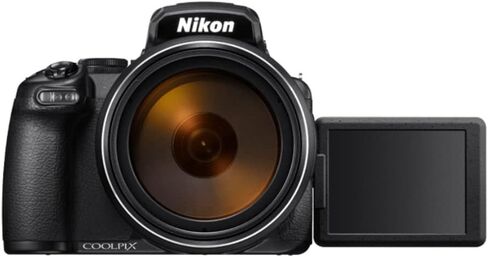 Nikon Coolpix P1000 Digital Camera (استيراد طراز) مع بطارية LI-ION القابلة لإعادة الشحن ، محول التيار المتردد ، كابل USB ، حزام ، غطاء العدسة الأمامية ، غطاء العدسة in Kuwait