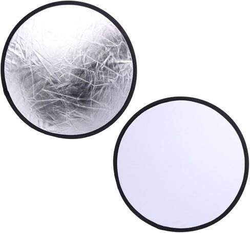 POPETPOP 2Pcs Portable Photography Reflector Round Shape Light Reflector Prop for Enhanced Photo Lighting Convenient Outdoor Use in Saudi Arabia