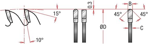Amana Tool 610601C Carbide Tabled Prestige General الغرض 10 بوصة D X 60T TCG ، 10 درجة ، 5/8 شفرة المنشار الدائري تتحمل in Kuwait