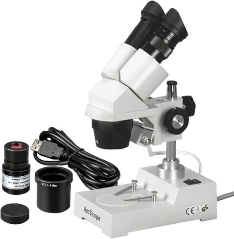يتضمن مجهر ستيريو مجهر رقمي AMSCOPE SE303-P-E ، وتكبير 10x و 30x ، وأهداف 1x و 3x ، وإضاءة التنغستن ، ولوحة المسرح الأسود/الأبيض القابل للانعكاس ، وحامل العمود ، 110 فولت ، كاميرا وبرامج 0.3 ميجابكسل 0.3 ميجابكسل in Saudi Arabia