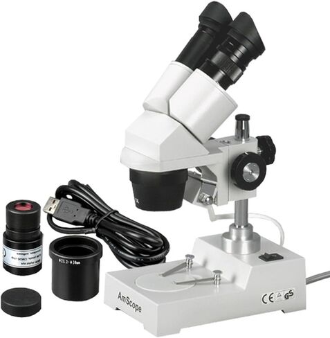 يتضمن مجهر ستيريو مجهر رقمي AMSCOPE SE303-P-E ، وتكبير 10x و 30x ، وأهداف 1x و 3x ، وإضاءة التنغستن ، ولوحة المسرح الأسود/الأبيض القابل للانعكاس ، وحامل العمود ، 110 فولت ، كاميرا وبرامج 0.3 ميجابكسل 0.3 ميجابكسل in Saudi Arabia