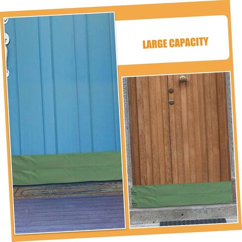 POPETPOP 2Pcs Heavy Duty Long Canvas Sandbags for Flood Protection Reusable Absorbent Flood Barriers for Home Garage Basement Leakproof Design for Enhanced Flood Control in Saudi Arabia