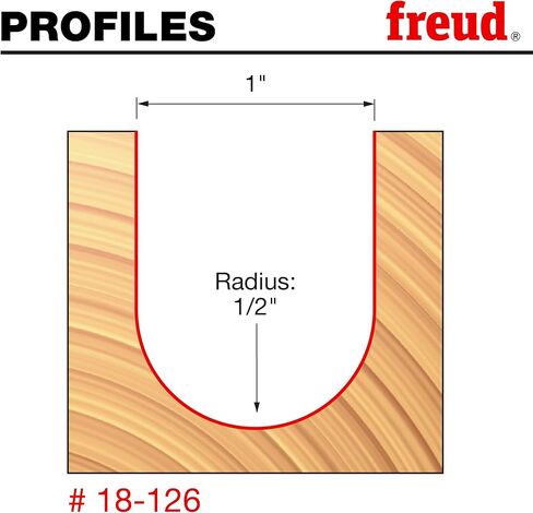 Freud 18-126: 1/2" Radius Round Nose Bit in Saudi Arabia