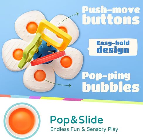 ألعاب ليكي مونتيسوري للطفل بعمر 1+ سنة، ألعاب حسية للأطفال الصغار 1-3 سنوات، خيوط تسنين من السيليكون للأطفال، لعبة سفر لعمر 18 شهرًا فما فوق، هدية لحفلة استقبال المولود الجديد وكرسي سيارة مرتفع (ألوان زاهية) in Kuwait