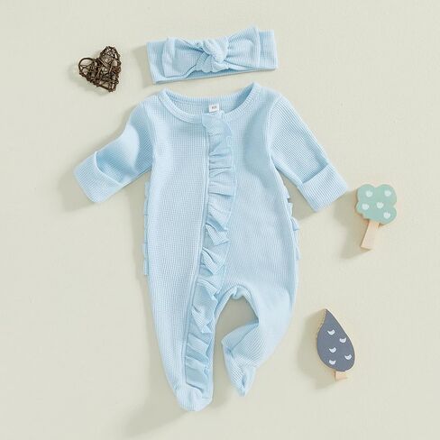 Fanvereka حديثي الولادة طفلة طفلة Fall Fall Romper 3 6 12 شهرًا in Kuwait