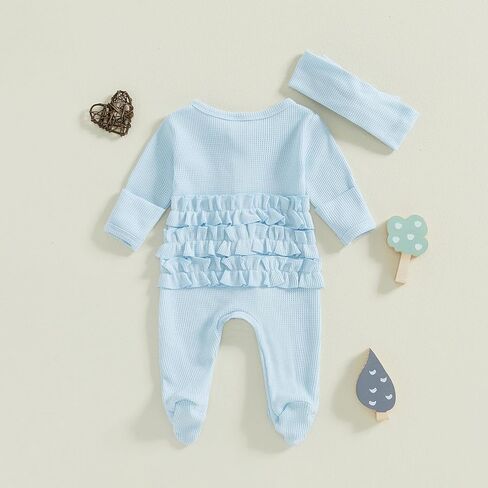 Fanvereka حديثي الولادة طفلة طفلة Fall Fall Romper 3 6 12 شهرًا in Kuwait