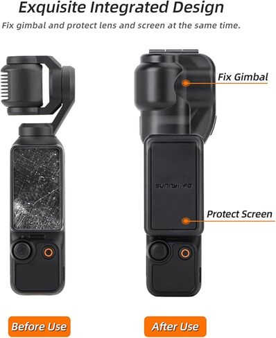 علبة واقية لـ DJI Osmo Pocket 3 ، ملحقات عدسة شاشة الشاشة المقاومة للخدش 3 ملحق كاميرا Gimbal in Kuwait