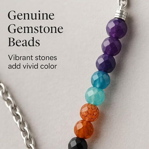 GemInspire 925 Sterling Silver Natural Herkimer Beads Threader Earring, Gemstone Earring For Women, Handmade Jewelry, Gift For Her (Herkimer Gold Plated) in Kuwait