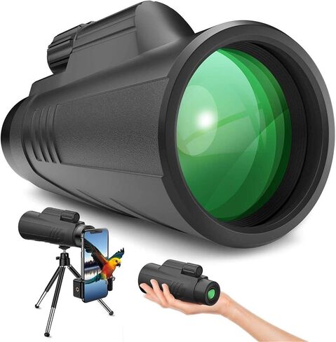 Monoculars Telescope High Power monocular12x42 telescopes BAK4 Waterproof with Tripod, Used for Mobile Bird Watching, Hiking, Camping, Sightseeing for Adult Bird Watching Outdoor Binoculars in Saudi Arabia