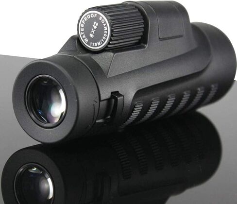 Portable Binoculars High Power 10x42 Compact with BAK4 Prism Lens Monocular with Smartphone Adapter and Tripod for Adults Bird Watching in Saudi Arabia