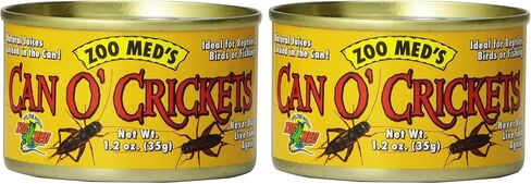 Zoo Med Laboratories Can O Crickets Pet Food, 1.2 Ounce Each (3 Pack) in Kuwait