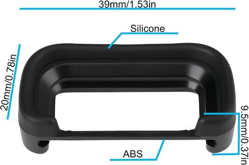 2pcs Camera Soft Silicone Viewfinder Eye Cup Compatible with Sony Alpha A6700 FDA-EP20 in Saudi Arabia