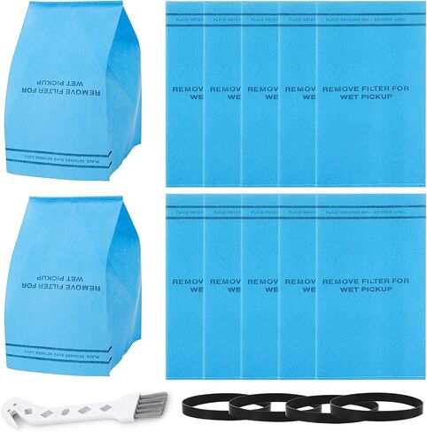 12 Pack Wet Dry Vac Filter Bags Fit for Stinger 2.5 to 5 Gallon Wet Dry Vacuum WS0255VA,WORKSHOP WS01025F,Craftsman 9-38737,MultiFit VF2000,Select Husky Bucket Head Shop Vacuums in Kuwait