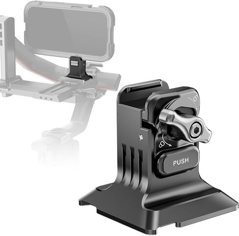 Mount Tripod Tripod Neewer مع قاعدة من نوع ARCA ، 1/4 بوصات ، مشبك الإصدار السريع متوافق مع iPhone 16 Pro Max S25 Ultra Phone Cage DJI RS4 MINI R4 Pro RS3 Pro RS2 RSC2 ، Silver ، PA124 in Saudi Arabia