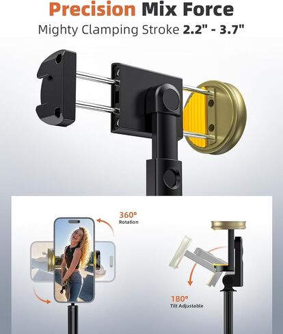 الهاتف Tubod و Selfie Stick Combo 62 "، قابل للتمديد مع جهاز التحكم عن بعد اللاسلكي لأجهزة iPhone و Android in Kuwait