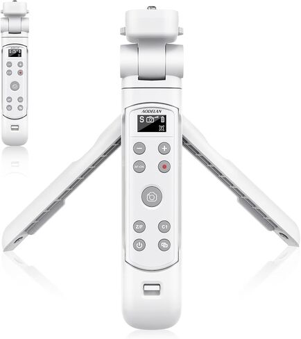 Aodelan for Sony Camera Tripod مع إصدار مصراع لاسلكي قابل لإعادة الشحن ، مقبض التحكم عن بعد في إطلاق النار على ZV-E10 ، ZV-1F ، ZV-1 ، A7C ، A7III ، A7R IV ، A6100 ، A6400 ، A6700 ، FX30 ، A9 II ، DSC-RX0 II in Saudi Arabia