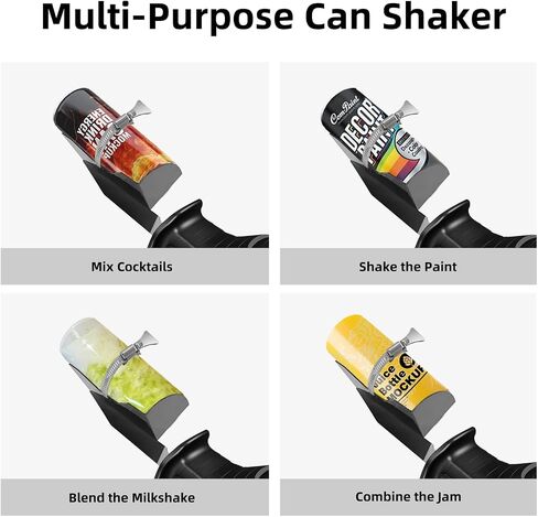 Paint Shaker for Reciprocating Saws, Spray Can Paint Mixer Fits 2" to 4" Cans Paint Shaker Machine for Painter Artist - Yellow in Saudi Arabia