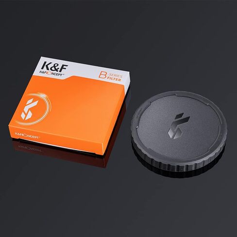 K & F Concept 82mm متغير ND CAP - مادة TPU ، مقاومة للخدش ومضادة السقوط ، أسود in Saudi Arabia
