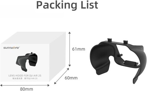 Lens Hood Gimbal Hood Cover Sunshade Protector for DJI Mavic Air 2S Air 2 Drone in Saudi Arabia