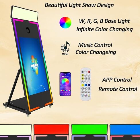 كشك صور Magic Mirror Photo ، 65 '' Mirror Photo Booth ، شاشة 43 '' in Kuwait