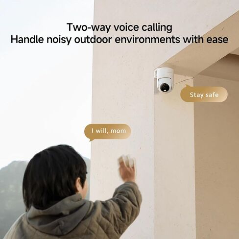 Xiaomi Outdoor Security Camera CW300-2.5K WiFi Pet Monitor ، التتبع البشري المحلي من الذكاء الاصطناعي ، IP66 ، الرؤية الليلية الملونة ، الصوت ثنائية الاتجاه ، تخزين سحابة in Kuwait