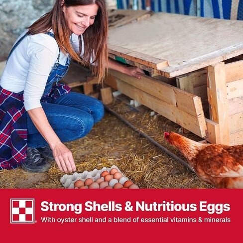 Purina Layena+ | Nutritionally Complete Layer Hen Feed | Omega 3 Formula - 10 Pound (10 lb) Bag in Saudi Arabia