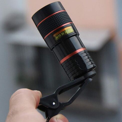 , BAK4 Monocular Compact Telescope–High Power Zoom 8X Magnification Zoom Lens Telescope High Definition,Work as Telescope with Metal Tripod,White in Saudi Arabia