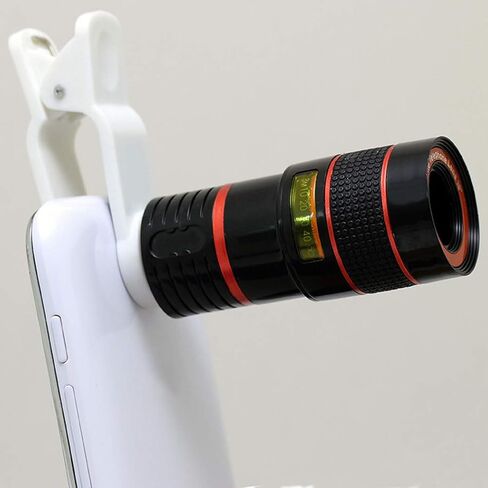 , BAK4 Monocular Compact Telescope–High Power Zoom 8X Magnification Zoom Lens Telescope High Definition,Work as Telescope with Metal Tripod,White in Saudi Arabia