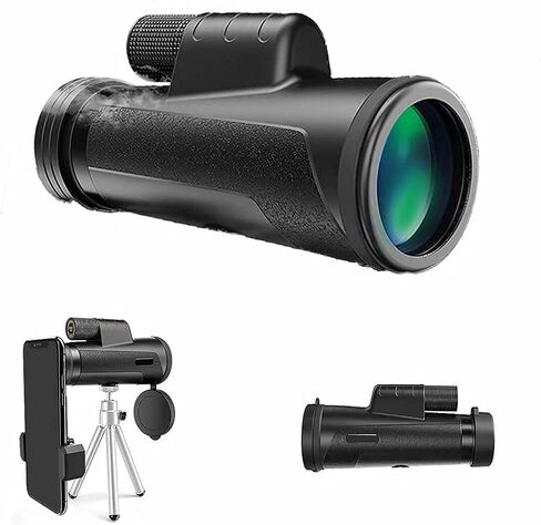 4K 10-300 × 40 مم ، أحاديات البالغين عالية الطاقة مع رؤية ليلية ، مناظير مقاومة للماء مع حامل الهاتف الخليوي وترايبود ، 23 سم نطاقات العدسة in Saudi Arabia