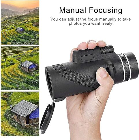 40X60 High Power Hd with Smartphone Holder & Tripod Waterproof Monocular with Match Telescope for Bird Watching Camping Hiking in Saudi Arabia