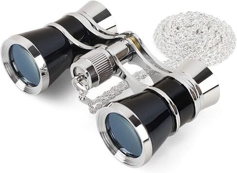 Monoculars Telescope High Power 3 X 25 Foldable Opera Glasses Binoculars Metal Body with Chain Optical Lens Theater Telescope Women s Binoculars in Saudi Arabia