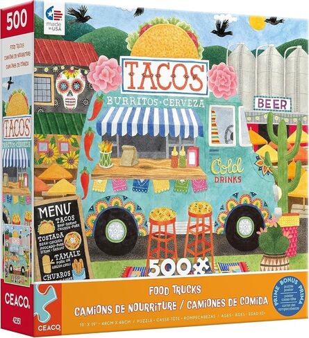 Ceaco - Food Trucks - Taco Truck - 500 Piece Jigsaw Puzzle in Saudi Arabia