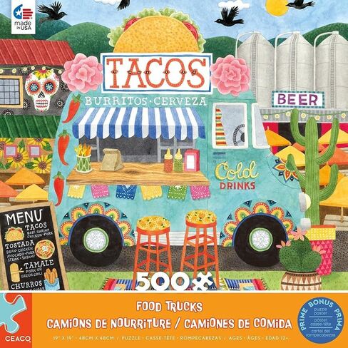 Ceaco - Food Trucks - Taco Truck - 500 Piece Jigsaw Puzzle in Saudi Arabia