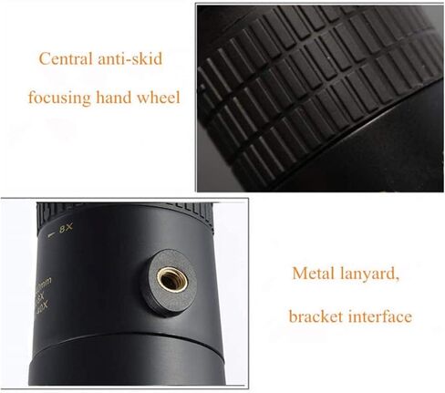 مناظير محمولة 8-40 × 40 ، وعالية التكبير أحادي التكبير مع عدسة BAK4 Monocular مع محول الهواتف الذكية وترايبود للبالغين مشاهدة الطيور in Saudi Arabia