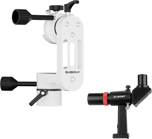 SV225 Mini Alt-Asimuth Mount ، حزمة Mount At-Asimuth Telescope القابلة للتعديل مع SV182 Finderscope ، الباحث البصري في الصورة الصحيح من الزاوية اليمنى ، نطاق الباحث 6x30 ، للمراقبة الفلكية in Saudi Arabia
