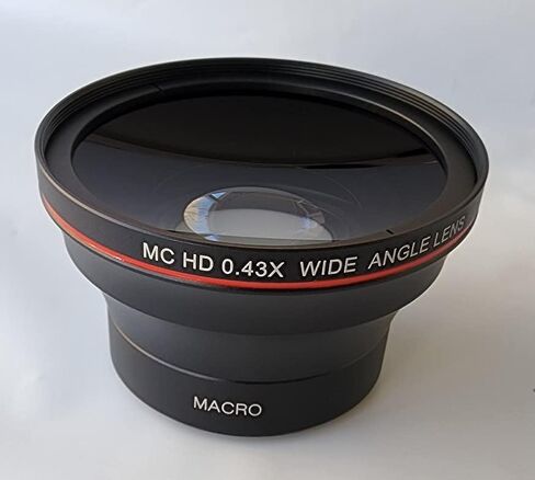 Super Hi Def 0.43x Fisheye Lens with Macro for Panasonic Lumix S9 DC-S9 (62mm Compatible) in Saudi Arabia