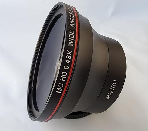 Super Hi Def 0.43x Fisheye Lens with Macro for Panasonic Lumix S9 DC-S9 (62mm Compatible) in Saudi Arabia