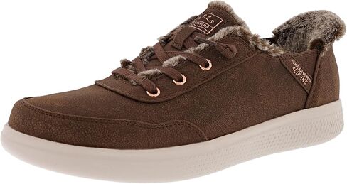 Skechers Womens slip -ins: bobs تخطي لطيف - ب لطيف أحذية المشي دافئ in Saudi Arabia
