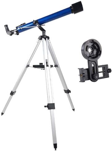 Telescope for Adults Beginners Kids 60mm Aperture 800mm Astronomical Compact Refractor Telescope BAK4 Prism FMC Lens Telescope for Astronomy with Smartphone Adapter and Tripod in Saudi Arabia