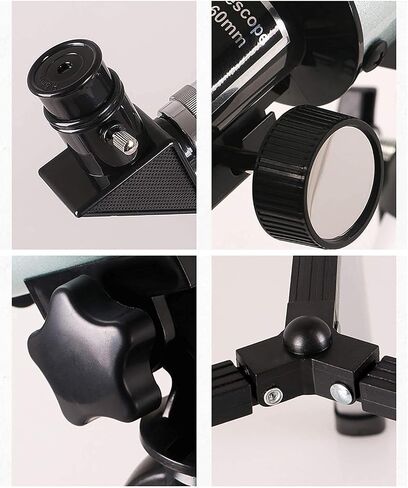 High Power HD Astronomical Telescope 50mm Astronomical Refractor Telescopes Monocular with Starfinder and 90deg;Zenith Mirror for Kind in Saudi Arabia