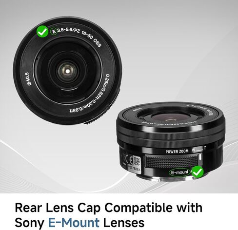 غطاء العدسة الخلفية للغطاء الخلفي من 5 عبوات و Soft Long FDA-EP18 Eyecup Eyepiece لـ Sony A7 A7II A7III A7R A7RII A7RIII A7R IV A7S A7S II A9 A9II Cameras in Kuwait