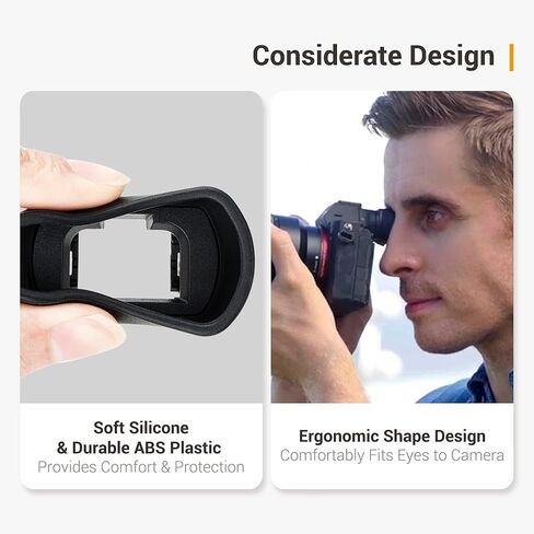 غطاء العدسة الخلفية للغطاء الخلفي من 5 عبوات و Soft Long FDA-EP18 Eyecup Eyepiece لـ Sony A7 A7II A7III A7R A7RII A7RIII A7R IV A7S A7S II A9 A9II Cameras in Kuwait