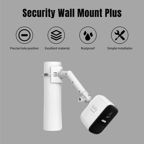 Security Cam Wall Mount for Arlo Pro/2/3/Ultra Compatible, Extended Arm, Adjustable Indoor/Outdoor Mounting Bracket in Saudi Arabia