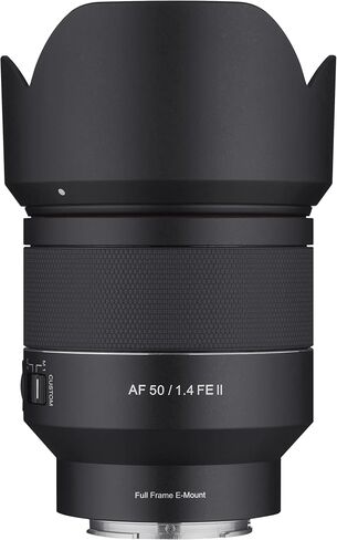 Samyang AF 50mm f/1.4 Series II Full Frame Auto Focus Lens for Sony E (SYIO5014-E),Black (Renewed) in Saudi Arabia