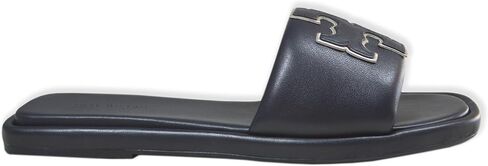 Tory Burch Women's 79985 Double T Nappa Leather Sport Slides, in Saudi Arabia