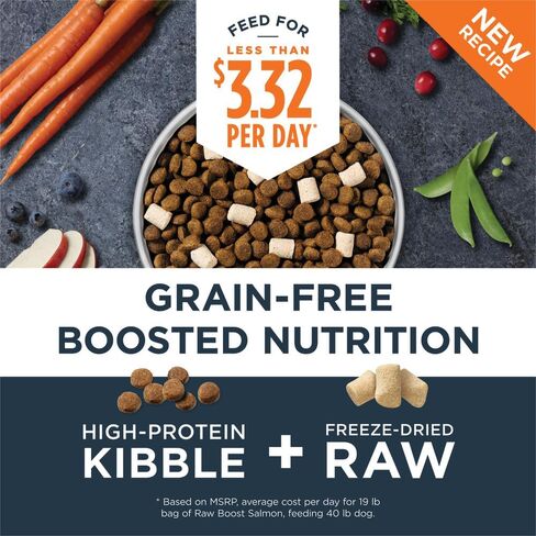 Instinct RawBoost, Dry Dog Food + Freeze Dried, Real Salmon, 3.5 lb. Bag in Kuwait