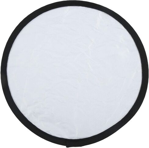 AqxReight Silver White 2 in1 عاكس محمول جولة التصوير الفوتوغرافي العاكس للإضاءة الحية 110 سم 43 3in التصوير الفوتوغرافي الجيد ومرجع الفضة والأبيض العاكس (30 سم) in Saudi Arabia