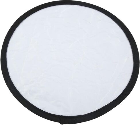 AqxReight Silver White 2 in1 عاكس محمول جولة التصوير الفوتوغرافي العاكس للإضاءة الحية 110 سم 43 3in التصوير الفوتوغرافي الجيد ومرجع الفضة والأبيض العاكس (30 سم) in Saudi Arabia